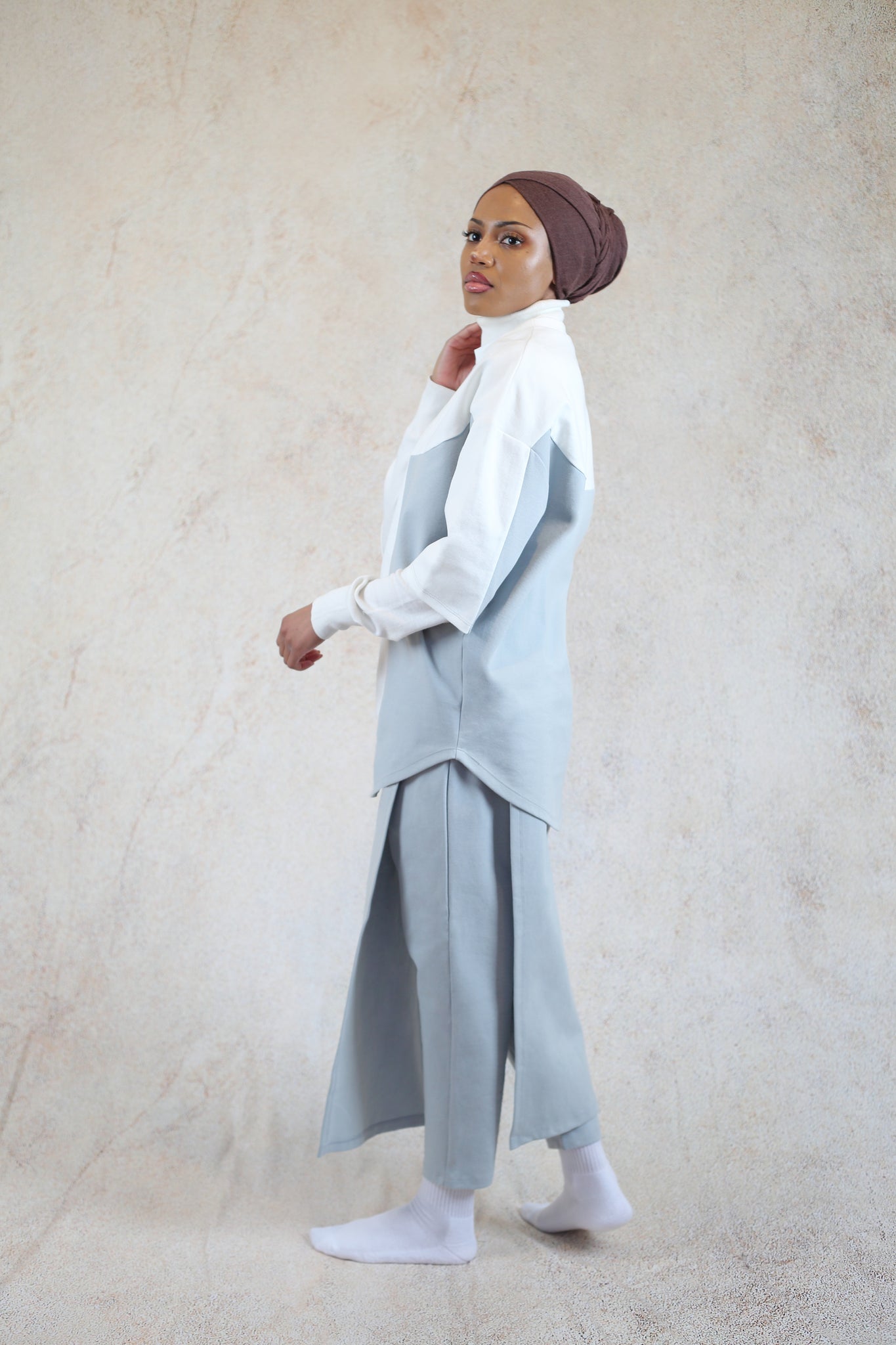 Long Panel Trousers