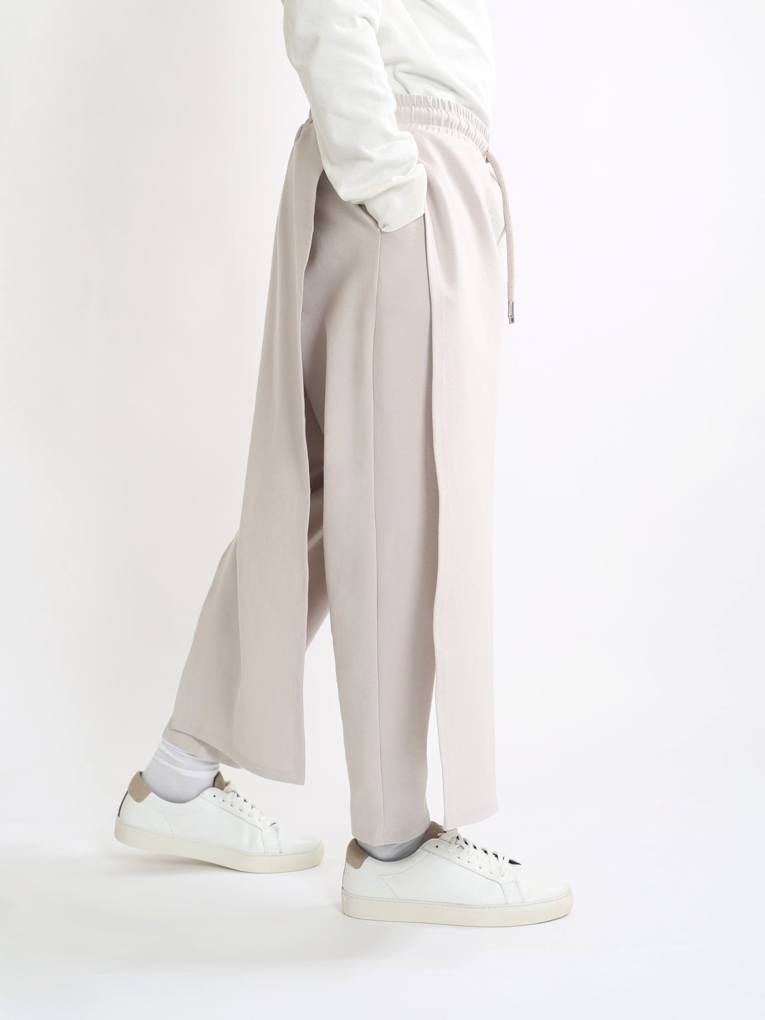 Long Panel Trousers